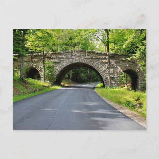 Postal 'Parque Stone Bridge-Acadia' (Anverso)