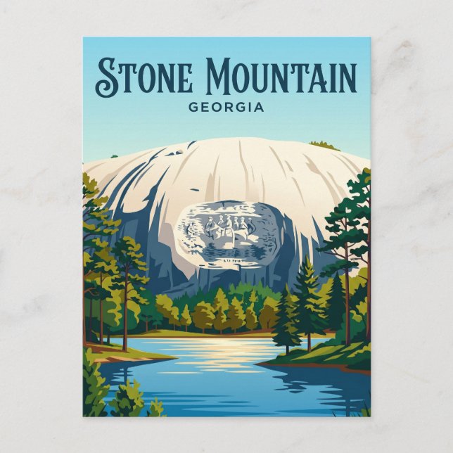 Postal Parque Stone Mountain USA (Anverso)