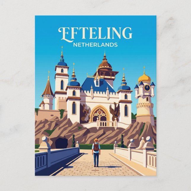 Postal Parque Temático Efteling Países Bajos (Anverso)