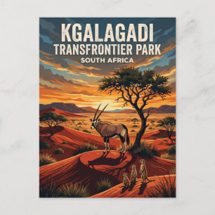 Postal Parque Transfronterizo de Kgalagadi Sudáfrica