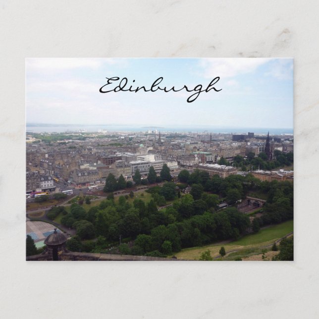 Postal parque urbano de edinburgh (Anverso)