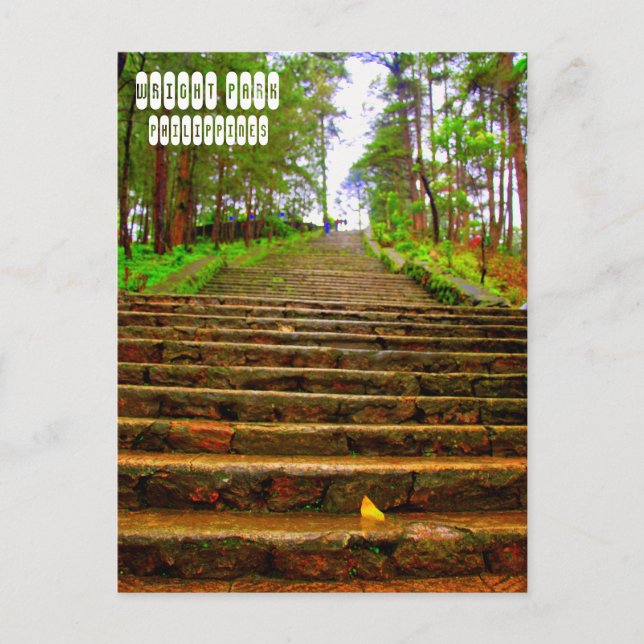 Postal Parque Wright de Baguio (Anverso)