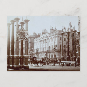 Postal Parquee el carril que es adornado para el diámetro