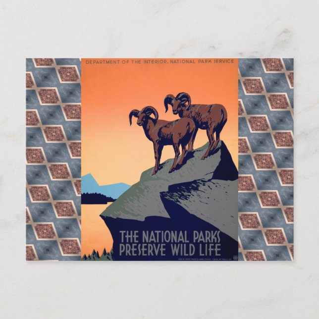 Postal Parques nacionales (Anverso)