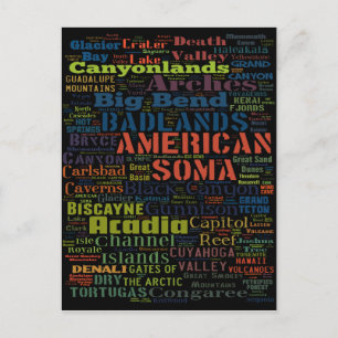 Postal Parques Nacionales de Estados Unidos