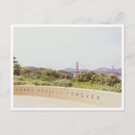 Postal Parques para Todos por Siempre Presidio San Franci
