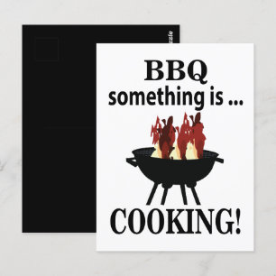 Postal Parrillada Cocinero Chef Divertido Bbq