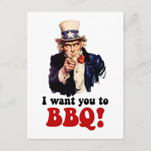 Postal Parrillada divertida