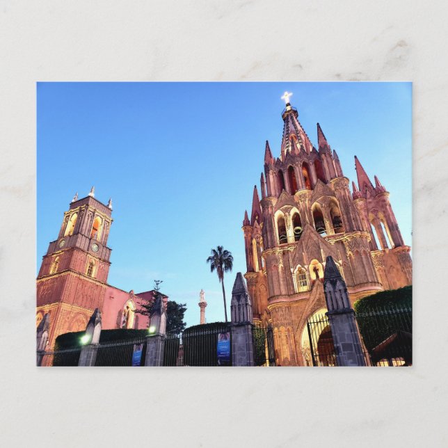 Postal Parroquia de San Miguel Arcángel en Postcard (Anverso)