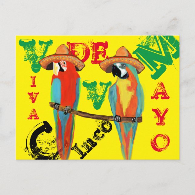 POSTAL PARROS (Anverso)