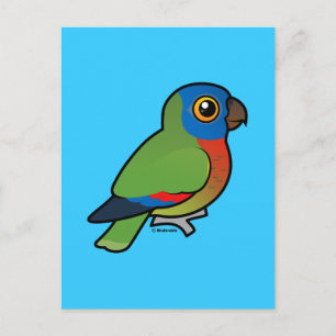 Postal Parrot Birdorable Santa Lucía