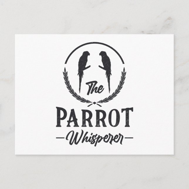 Postal Parrot Parrot Parrot Parrot Whisperer Animal Ara P (Anverso)