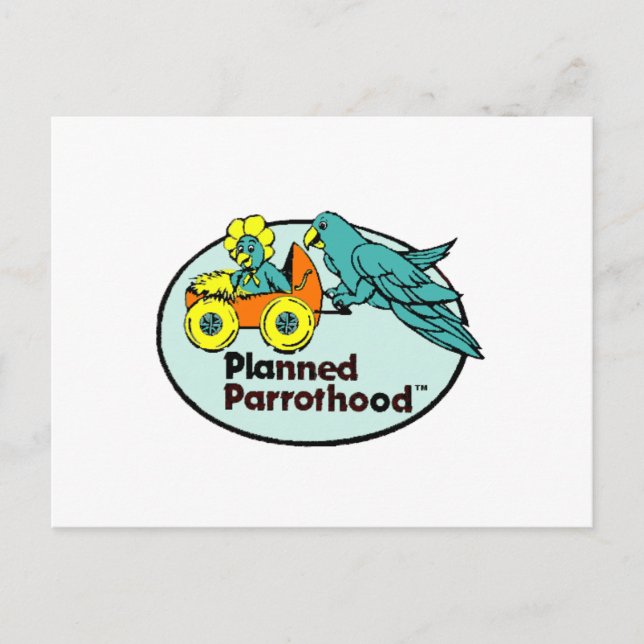 Postal Parrothood® previsto (Anverso)
