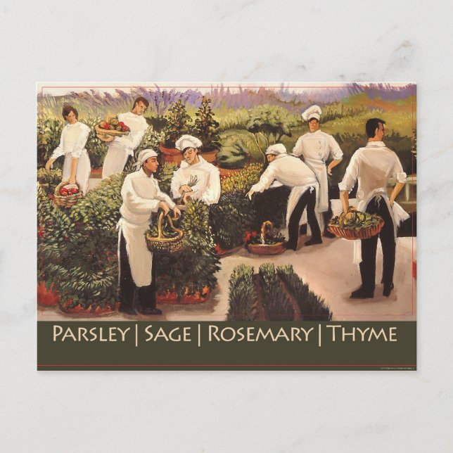 Postal Parsley, Sage, Rosemary y Thyme (Anverso)