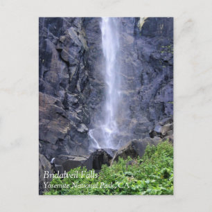 Postal Parte inferior de las cataratas de Bridalveil, Yos