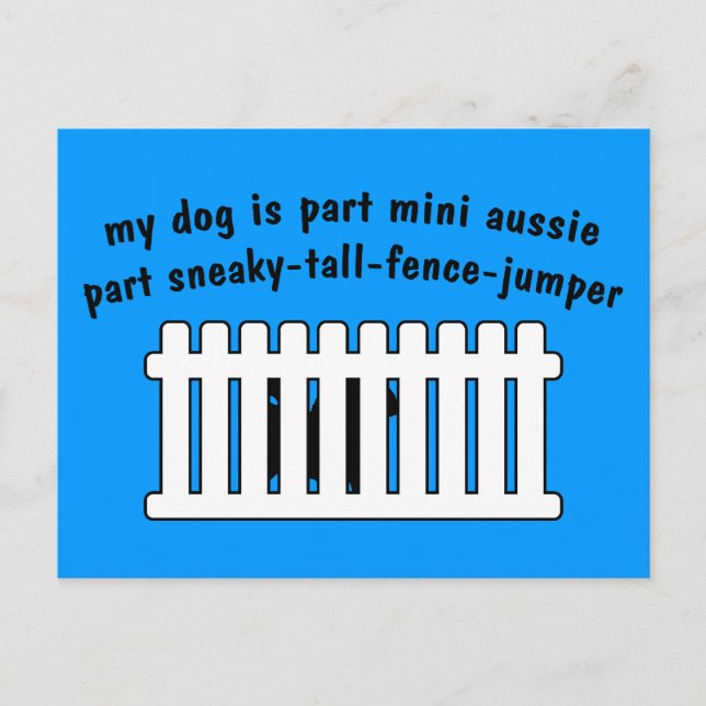 Postal Parte Mini parte australiana Fence-Jumper (Anverso)