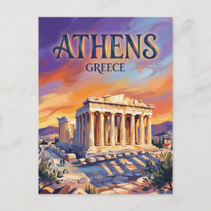 Postal Partenón (Acroópolis) Grecia
