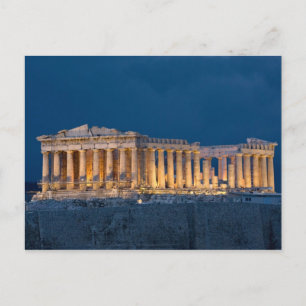 Postal Partenón. Atenas, Grecia