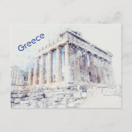 Postal Partenón Atenas, Grecia