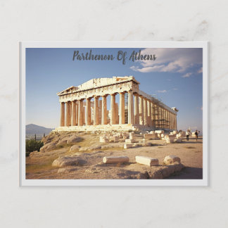 Postal Partenón de Atenas