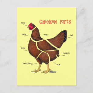 Postal Partes de Pollo