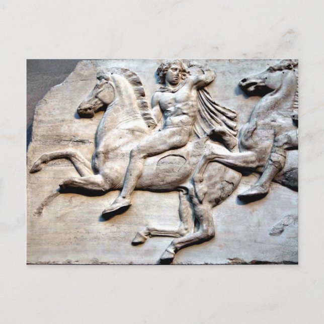 Postal Parthenon Frieze - Museo Británico (Anverso)
