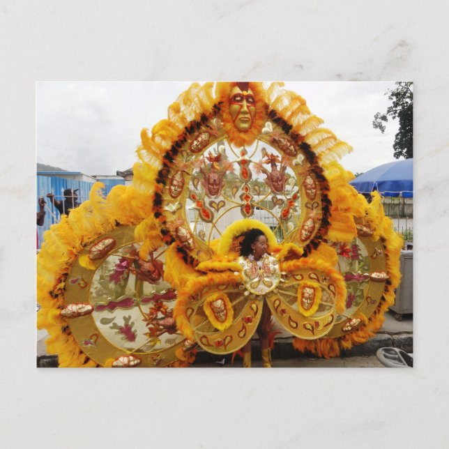 Postal Participante del Carnaval, Trinidad y Tobago (Anverso)