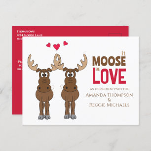 Postal Partido de Compromiso Gracioso Moose QR Code Faceb
