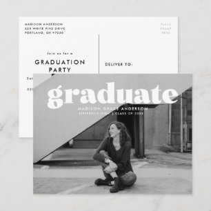Postal Partido de Graduación de Fotografías Modernas y Ne