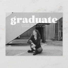 Postal Partido de Graduación de Fotografías Modernas y Ne