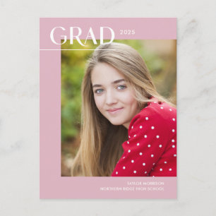 Postal Partido de Graduación de Fotografías Sencillas en