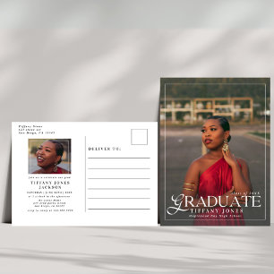 Postal Partido de Graduación de Fotos de la revista Moder