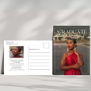 Postal Partido de Graduación de Fotos de la revista Moder