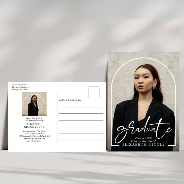 Postal Partido de Graduación del Arco de la Foto de Gradu (Subido por el creador)