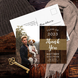 Postal Partido de Graduación Fotográfica de Woodsy