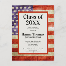 Postal Partido de Graduación Patriótico de la Bandera de