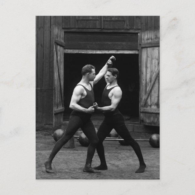 Postal Partido fuerte (Anverso)