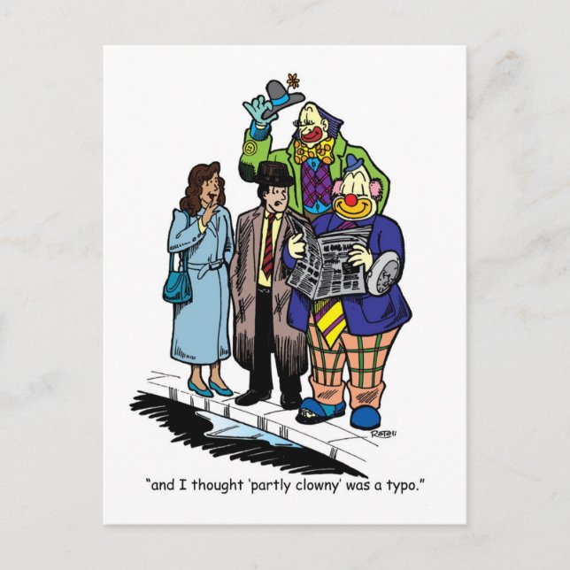 Postal Partly Clowny (Anverso)