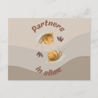 Postal Partners in Slime Postkarte