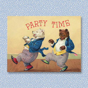 Postal Party Time Bears