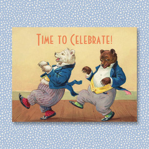 Postal Party Time Bears
