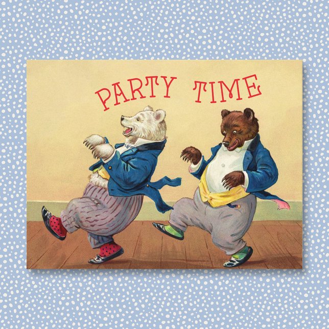 Postal Party Time Bears (Subido por el creador)