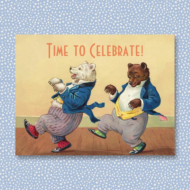 Postal Party Time Bears (Subido por el creador)