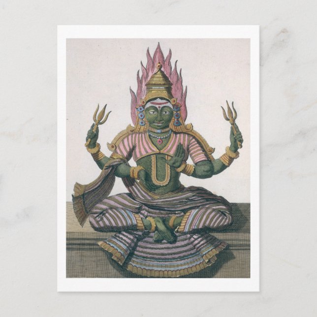 Postal Parvati, de 'Voyage aux Indes et a la Chine' por (Anverso)