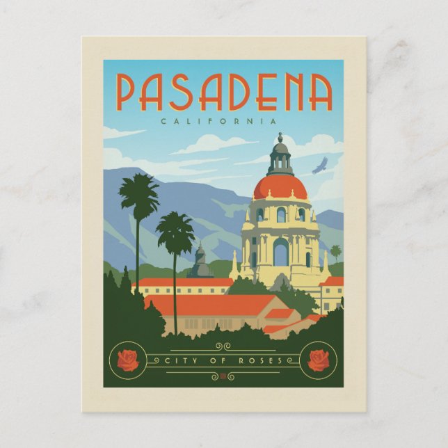 Postal Pasadena, CA (Anverso)