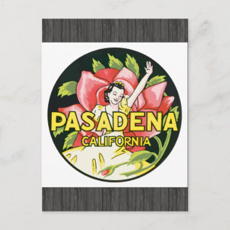 Postal Pasadena California, Vintage