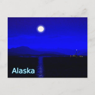 Postal Pasaje con luz de la luna