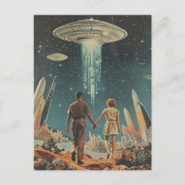 Postal Pasando a la viga