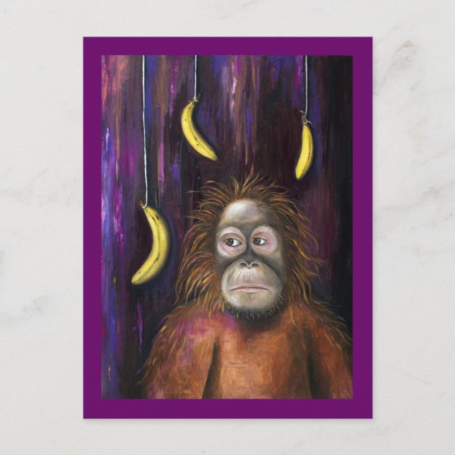 Postal ¡Pasando bananas! (Anverso)