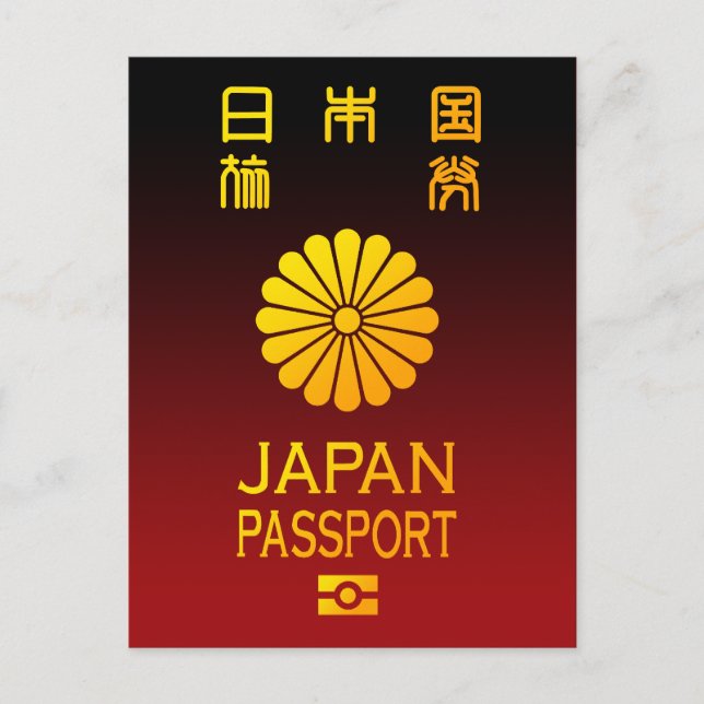 Postal Pasaporte de Nippon (Anverso)